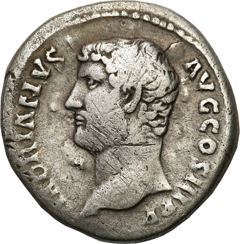 Cesarstwo Rzymskie, Hadrian (117-138). Denar, Rzym - RZADKI